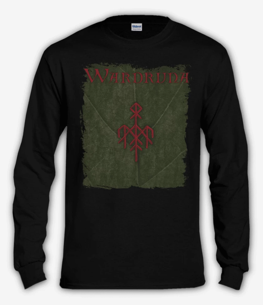Polera manga larga Negro de Wardruna Yggdrasil