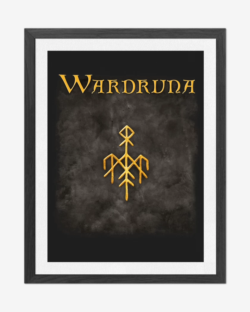 Cuadro decorativo Negro de Wardruna Ragnarok