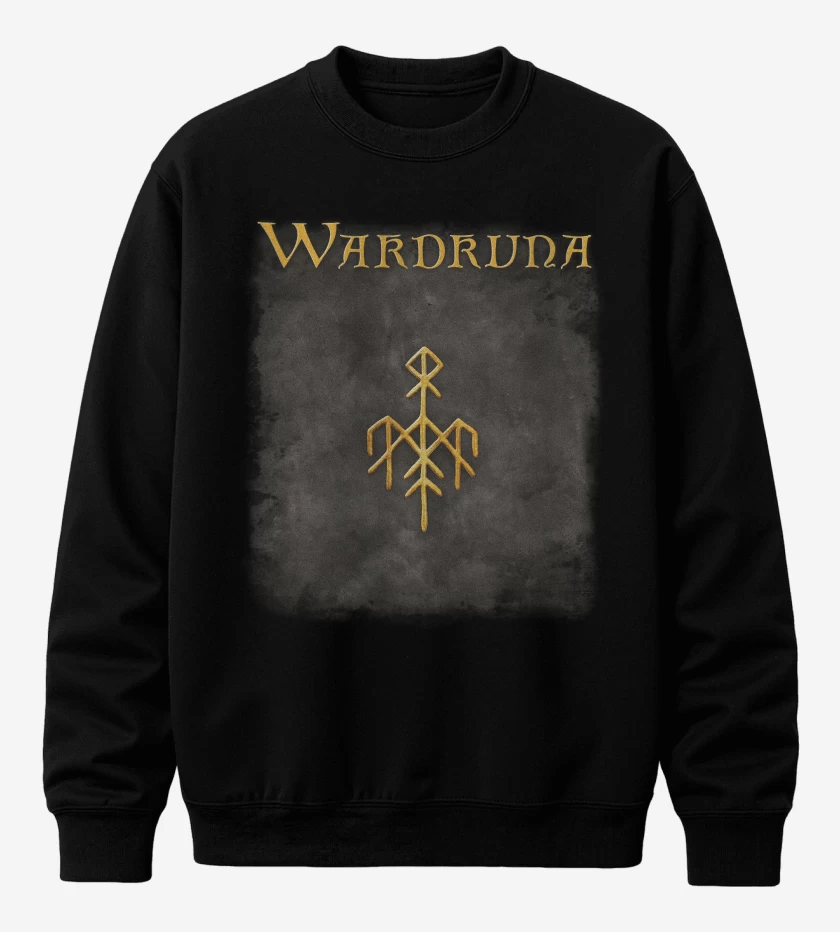 Poleron polo Negro de Wardruna Ragnarok