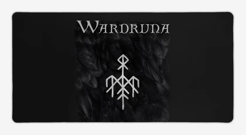Mouse pad Gamer Negro de Wardruna Kvitravn