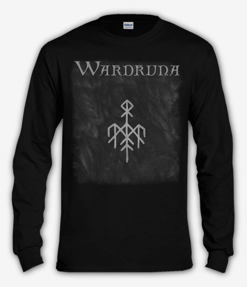 Polera manga larga Negro de Wardruna Kvitravn