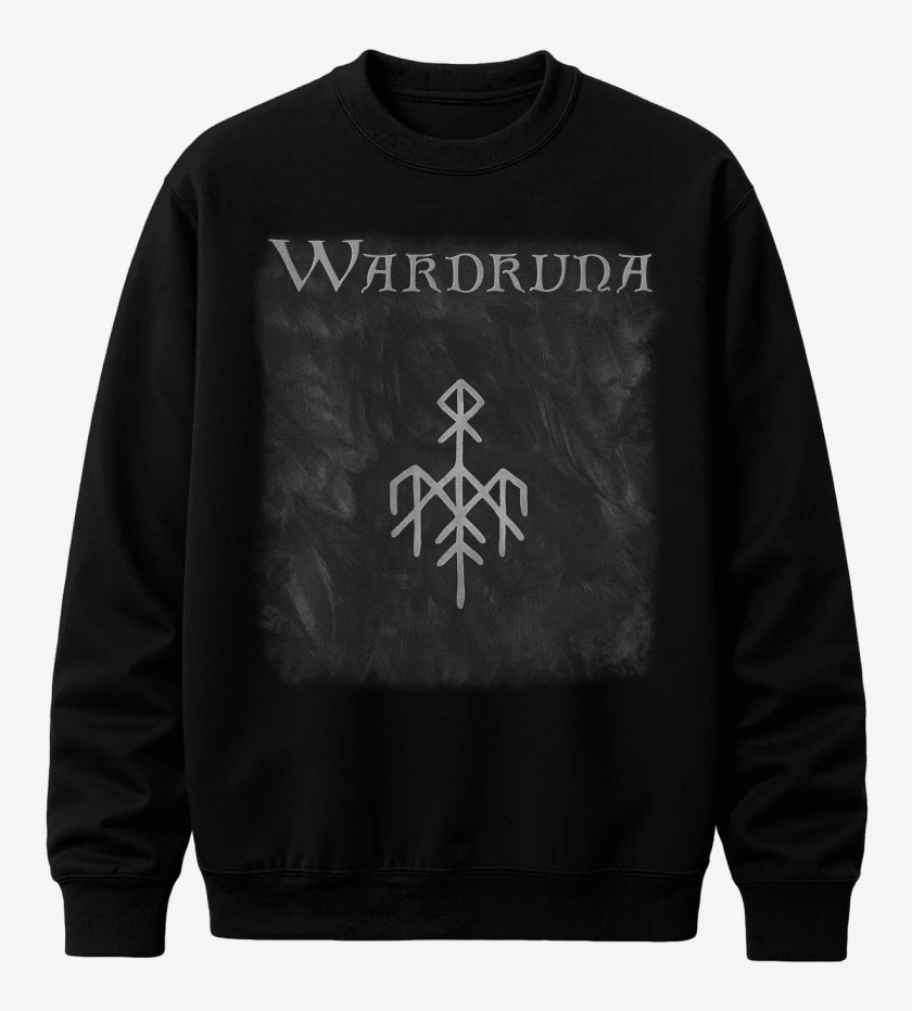 Poleron polo Negro de Wardruna Kvitravn