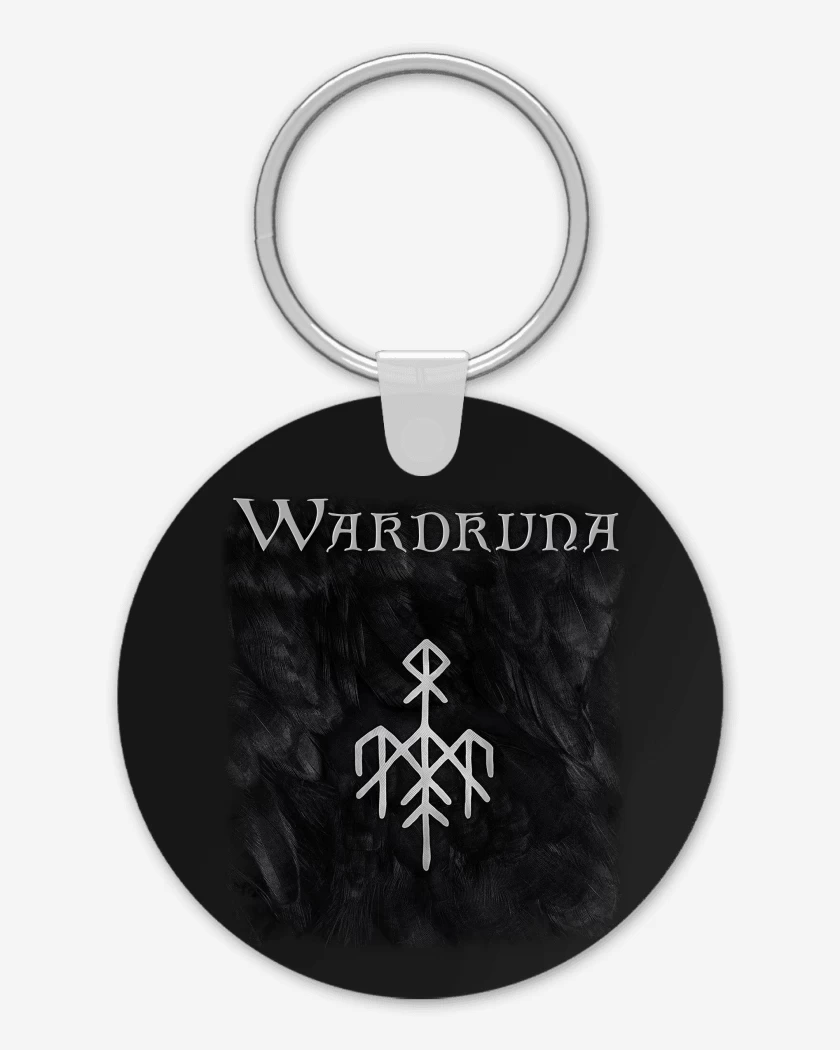 Llavero Negro de Wardruna Kvitravn