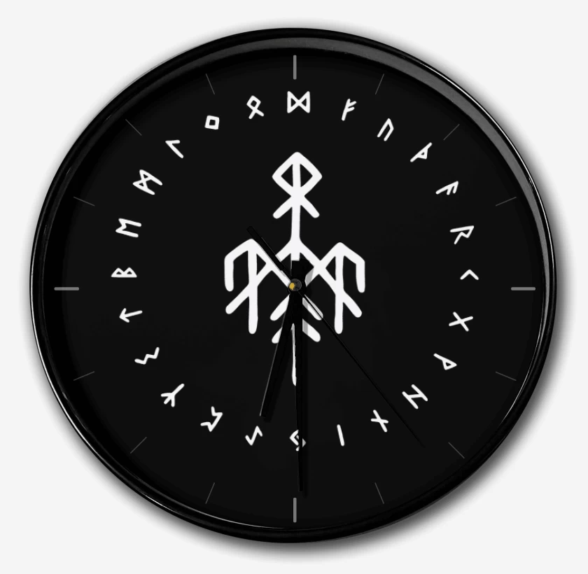 Reloj Negro de Wardruna Futhark