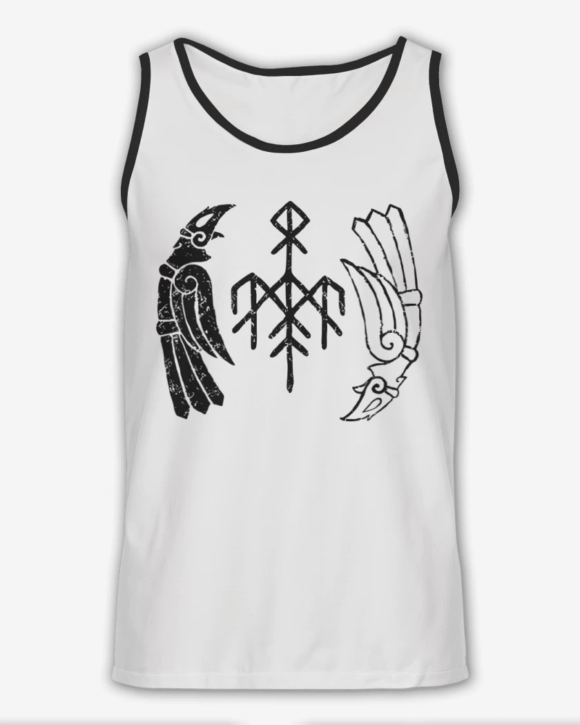 Sudadera Wardruna Cuervos Blanco