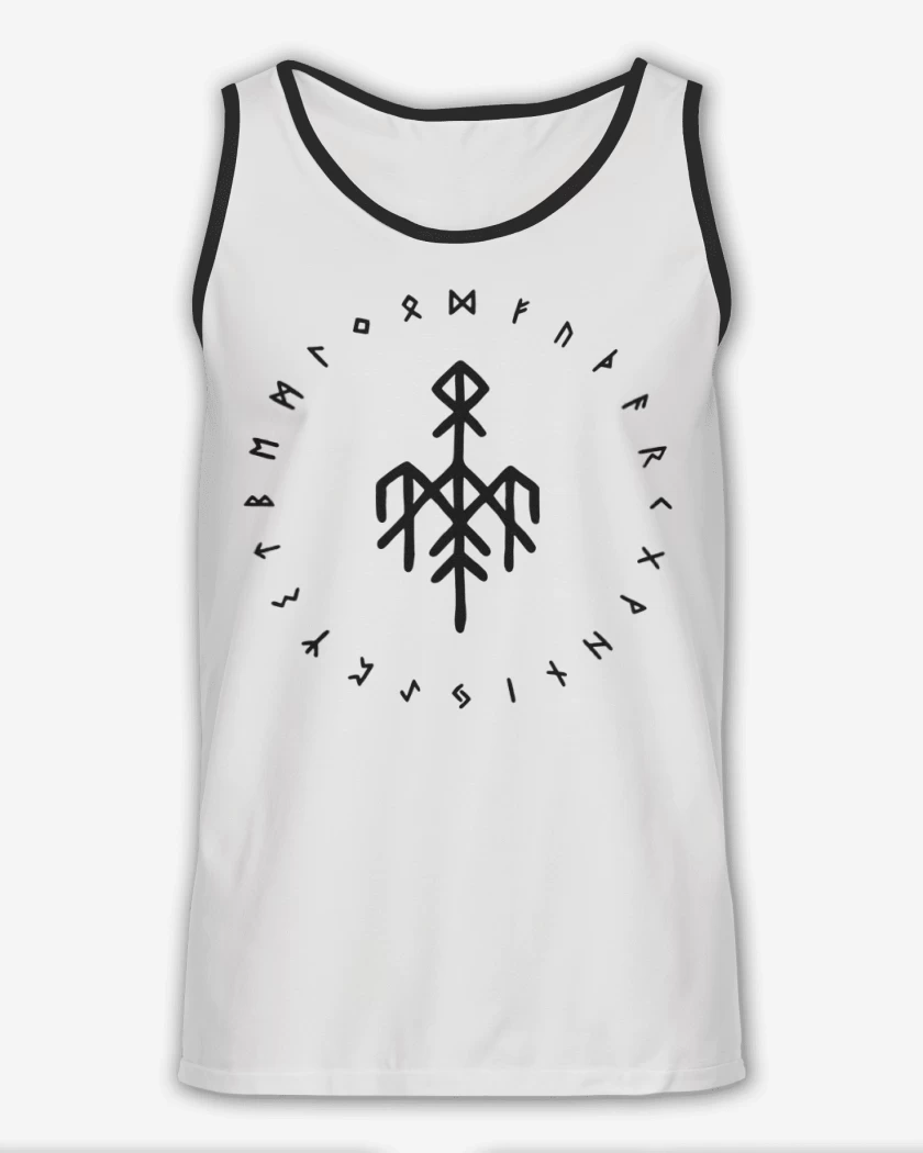 Sudadera Wardruna Futhark Blanco