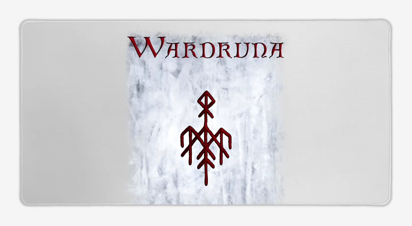 Mouse pad Gamer Blanco de Wardruna Gap Var Ginnunga