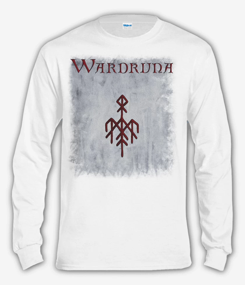 Polera manga larga Blanco de Wardruna Gap Var Ginnunga