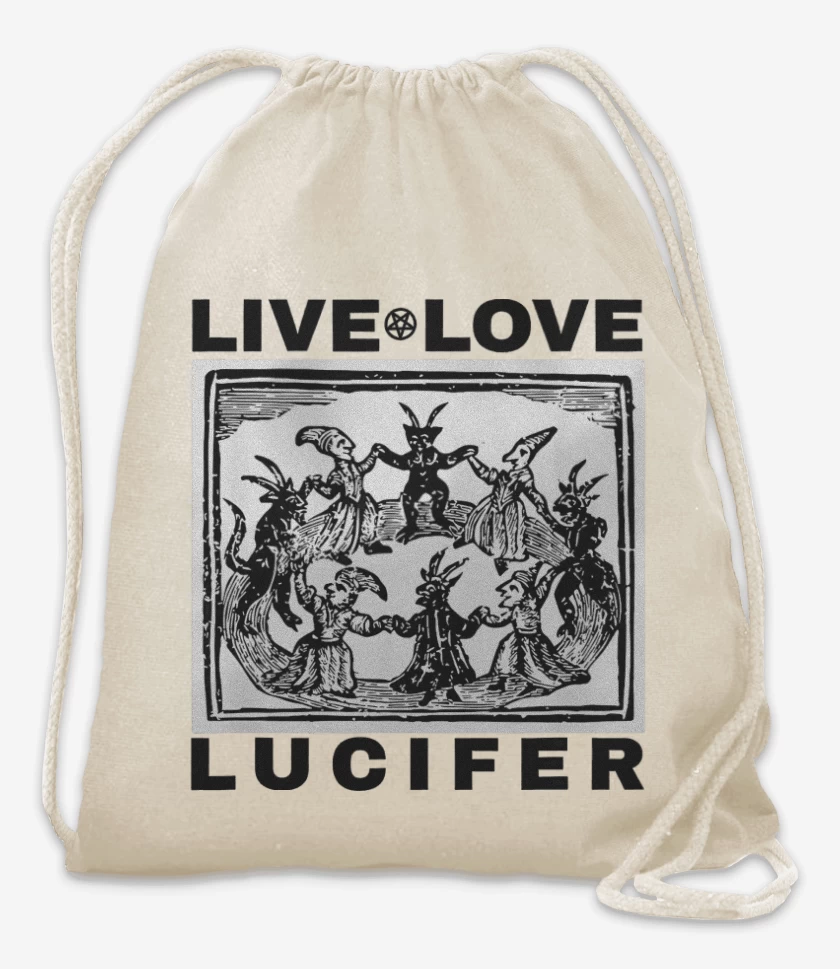Mochila Blanco de Live Love Lucifer