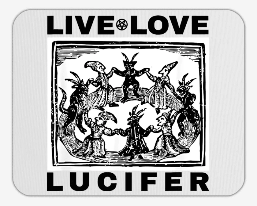 Mousepad Live Love Lucifer