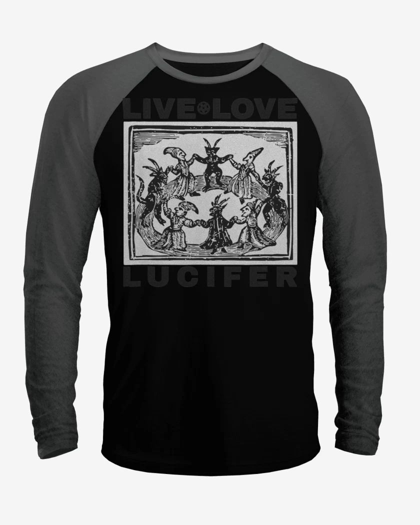Polera Raglan Live Love Lucifer