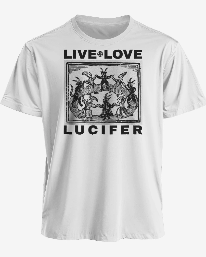 Polera premium Blanco de Live Love Lucifer