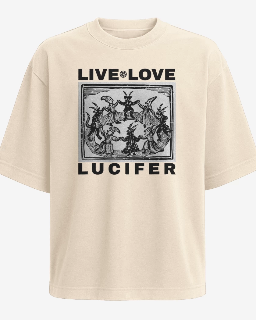 Polera Oversize Live Love Lucifer