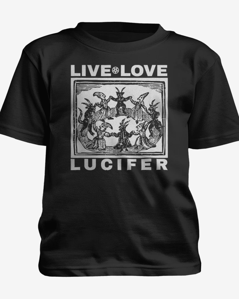 Polera de niño Negro de Live Love Lucifer B