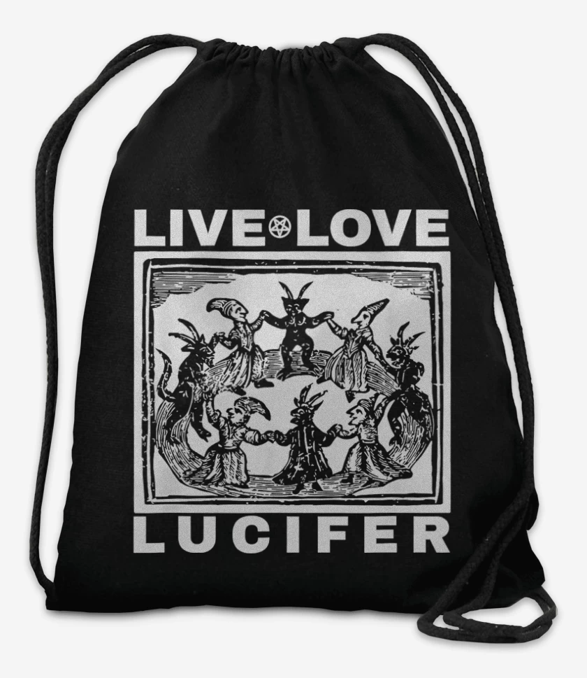Mochila Negro de Live Love Lucifer B