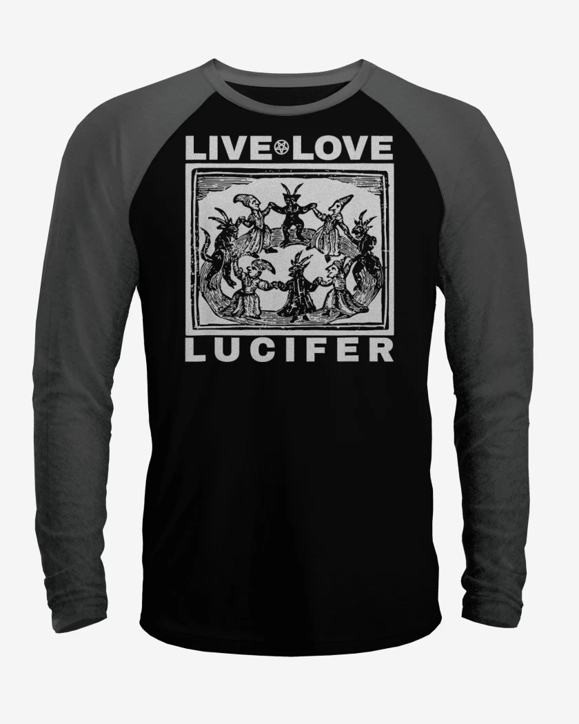 Polera Raglan Live Love Lucifer B
