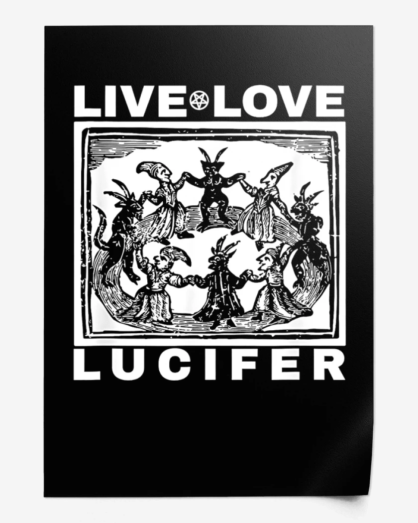Print Live Love Lucifer B