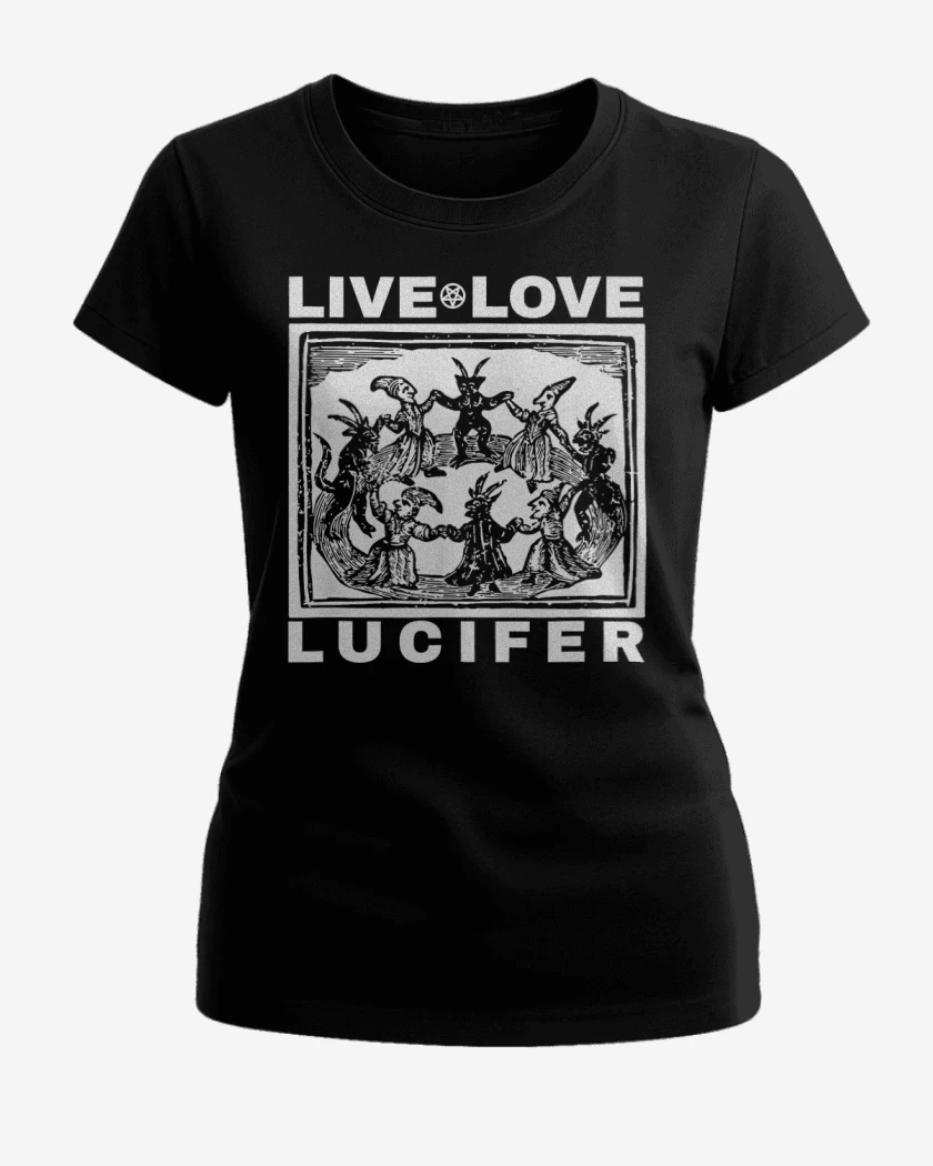 Polera de Mujer Negro de Live Love Lucifer B