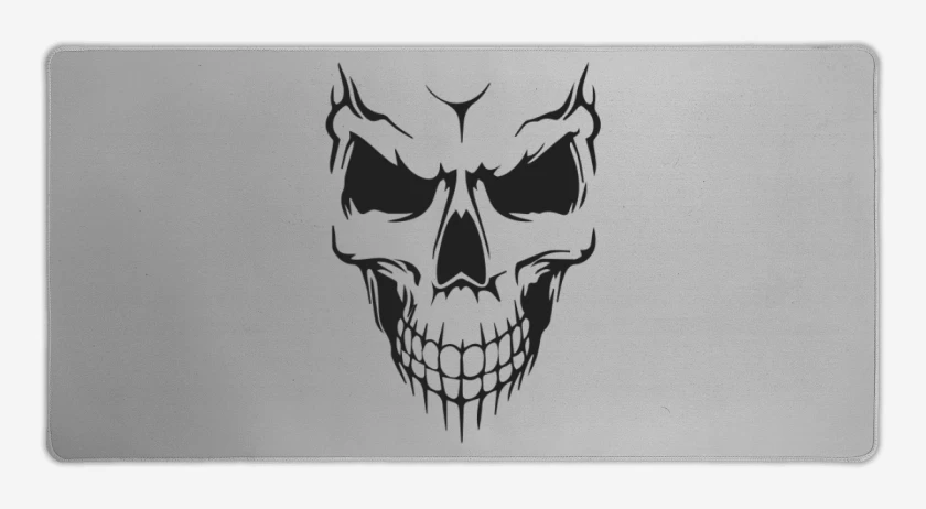 Mouse pad Gamer Gris Melange de Calavera 2