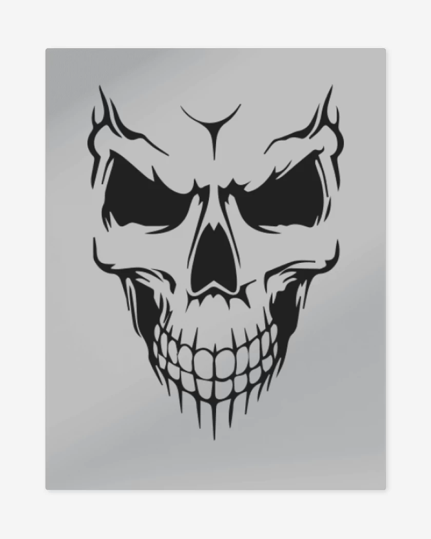 Print metalico Gris Melange de Calavera 2