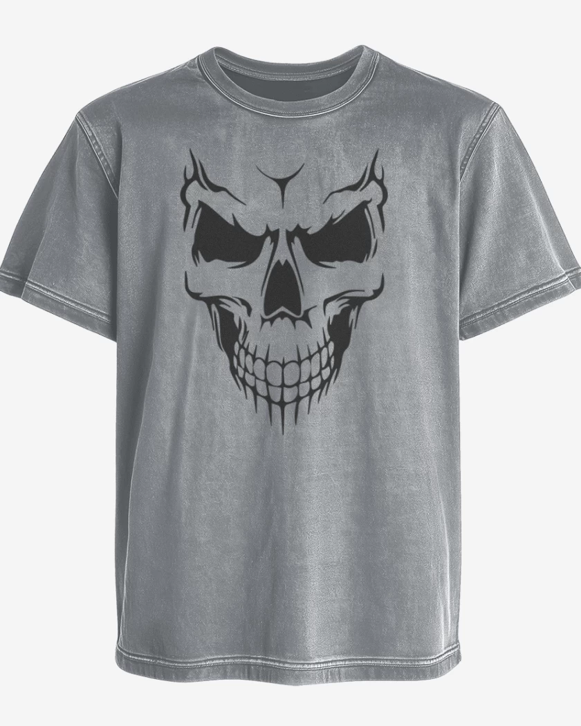 Polera desgastada Calavera 2