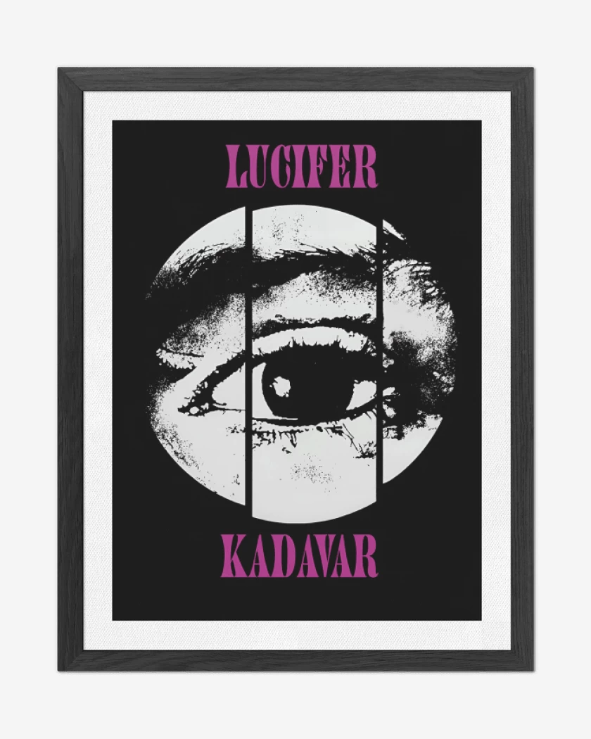 Cuadro decorativo Negro de Lucifer Kadavar