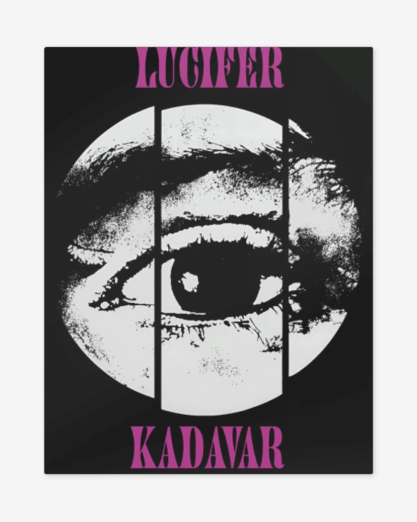 Print metalico Negro de Lucifer Kadavar