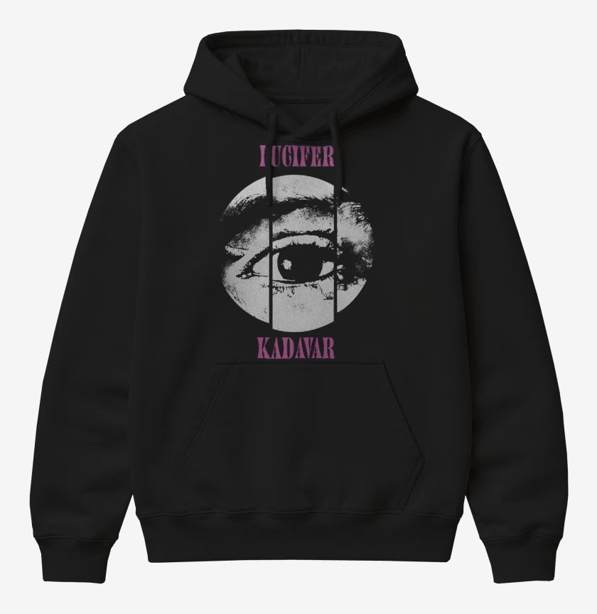 Poleron Canguro básico Negro de Lucifer Kadavar