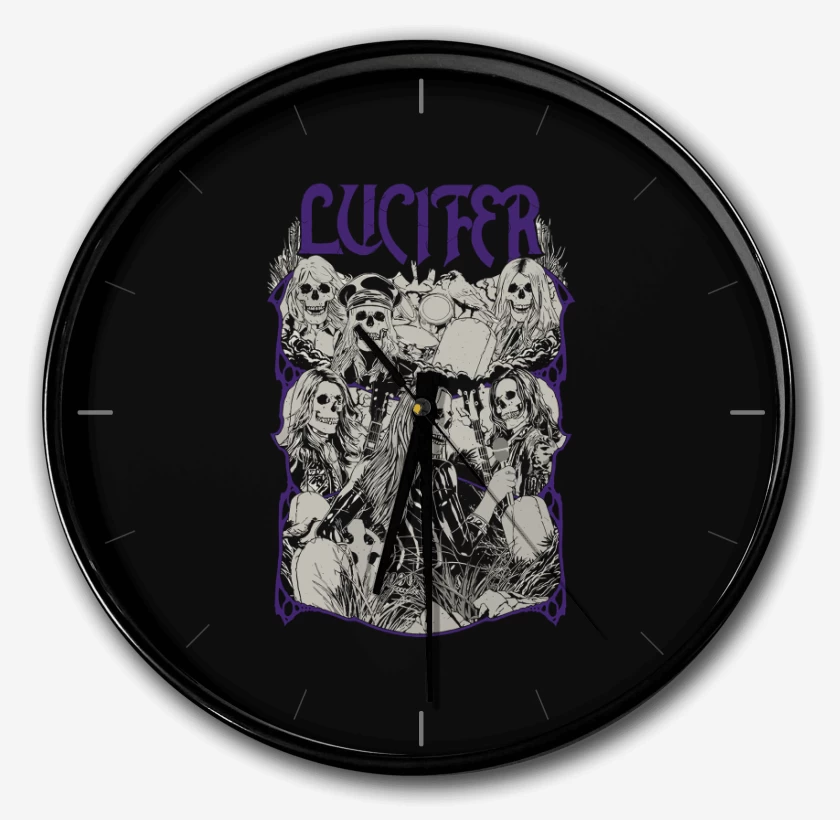 Reloj Negro de Lucifer Undead