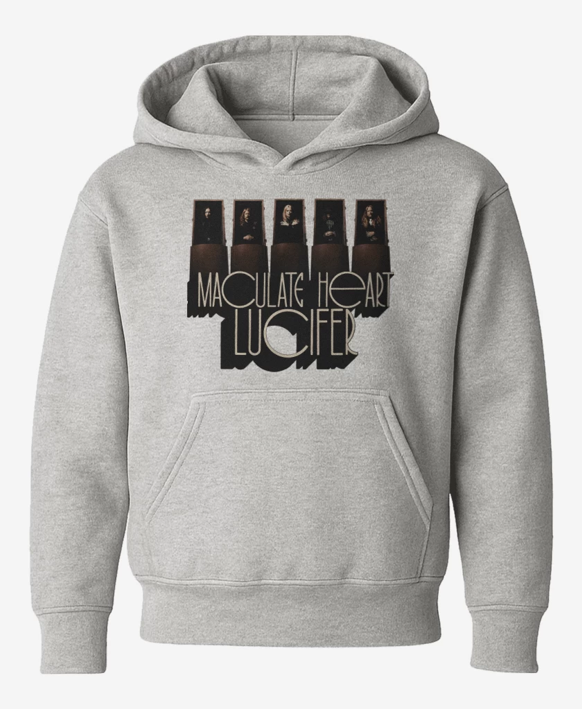 Poleron de niño Gris Melange de Maculate Heart