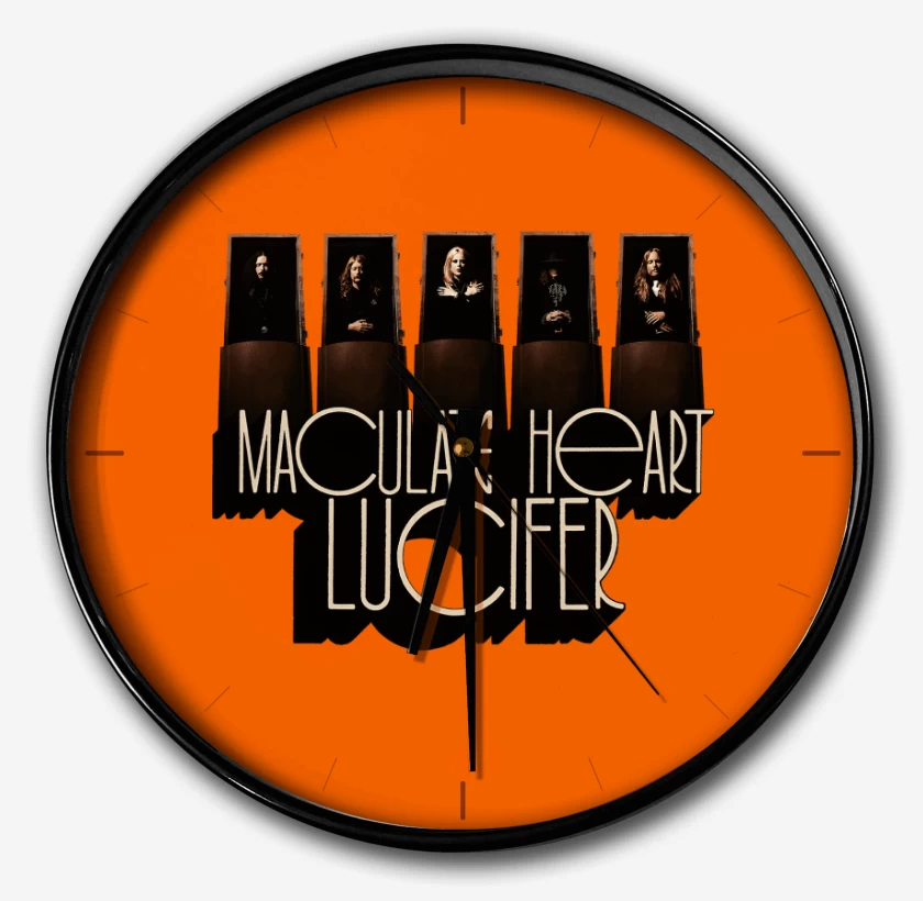 Reloj Naranjo de Maculate Heart
