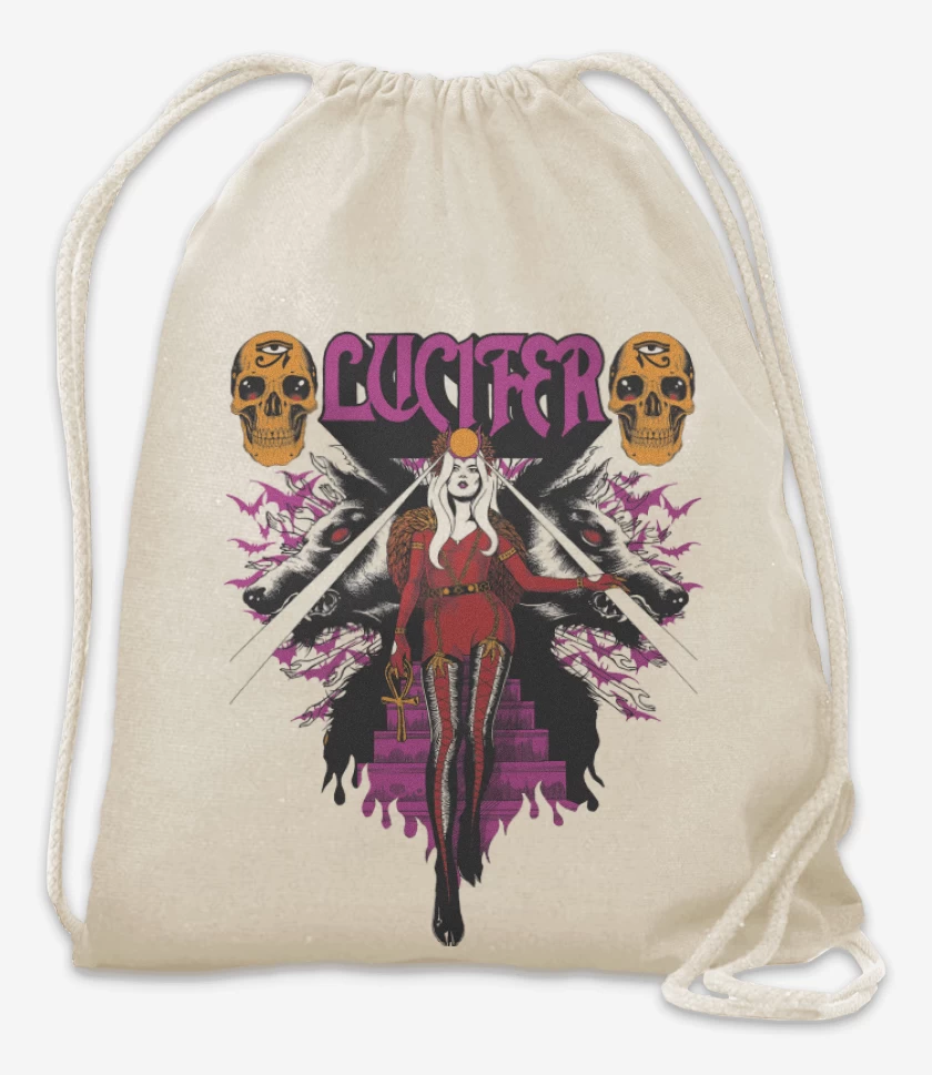 Mochila Blanco de Lucifer Witch