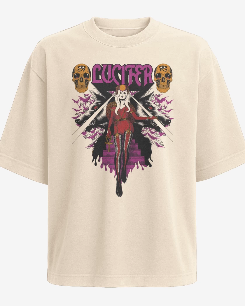Polera Oversize Lucifer Witch