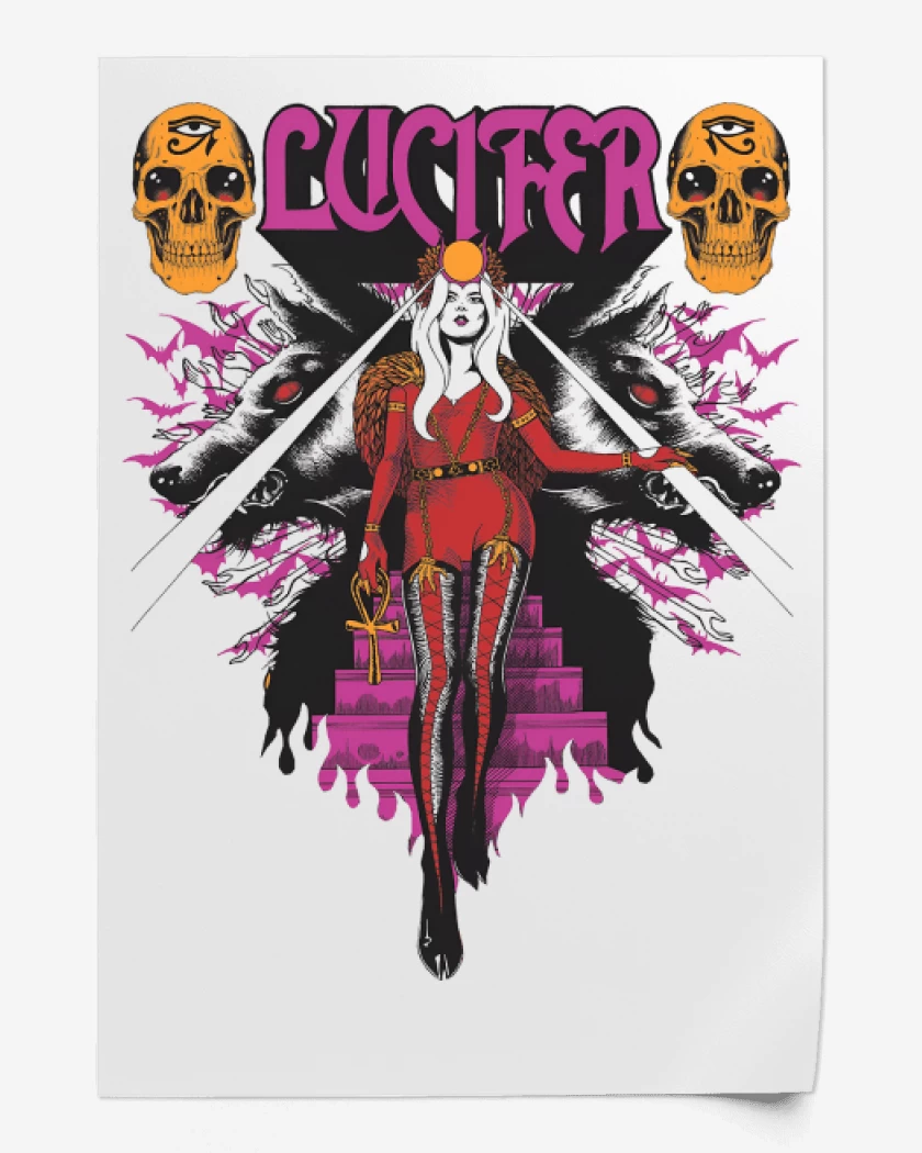 Print Lucifer Witch