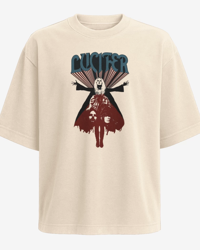 Polera Oversize Beige de Lucifer