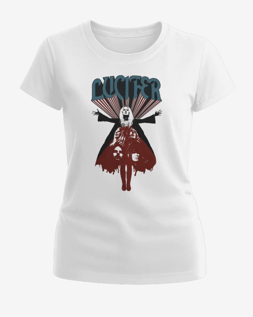Polera de Mujer Blanco de Lucifer