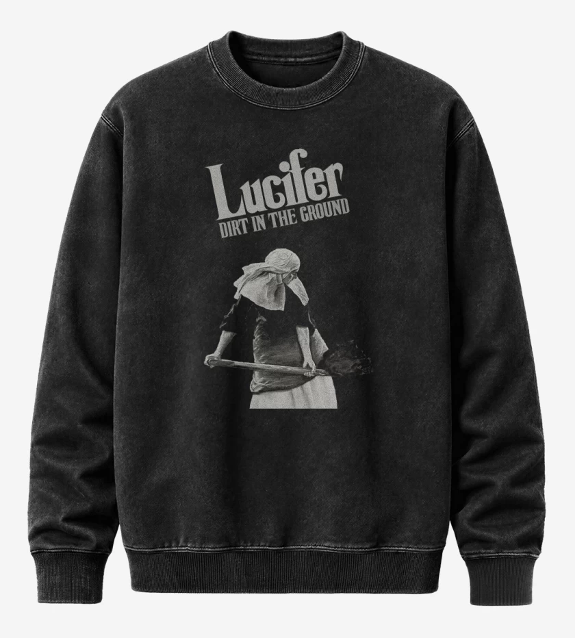 Poleron Polo Acid Wash Negro de Dirt in the Ground