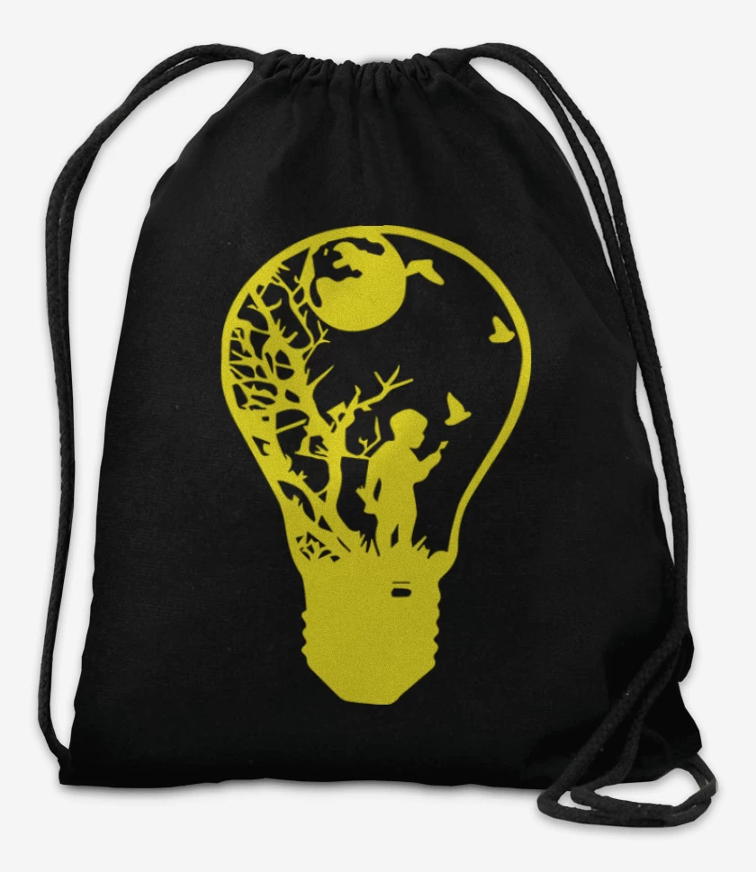 Mochila Negro de Ampolleta