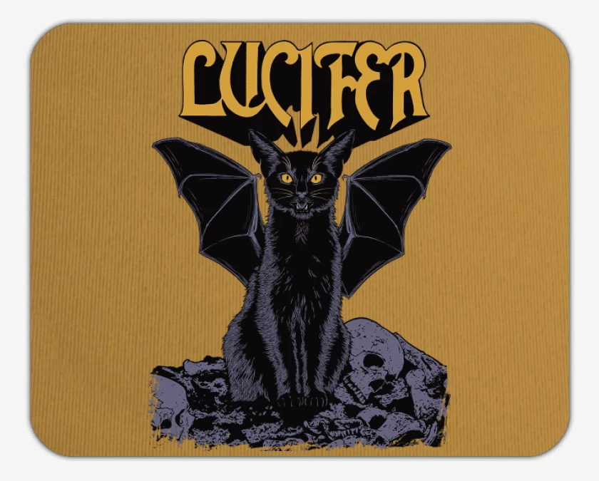 Mousepad Lucifer Black Cat