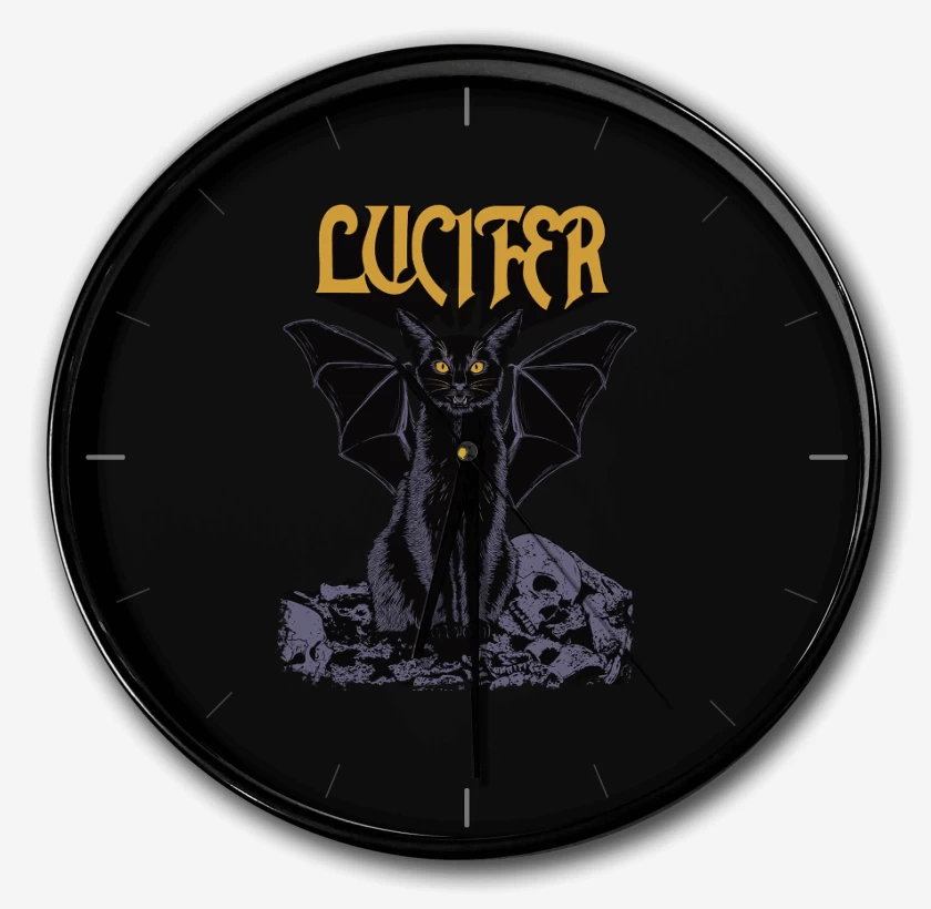 Reloj Negro de Lucifer Black Cat