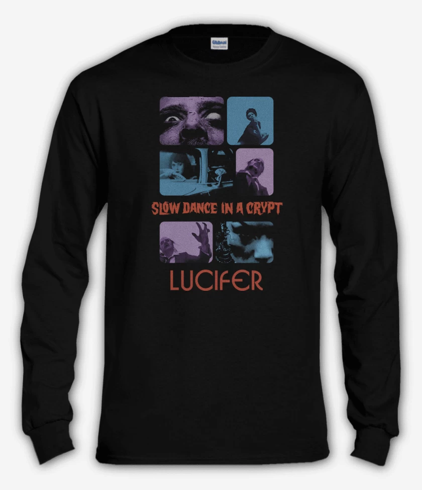 Polera manga larga Negro de Slow Dance in a Crypt