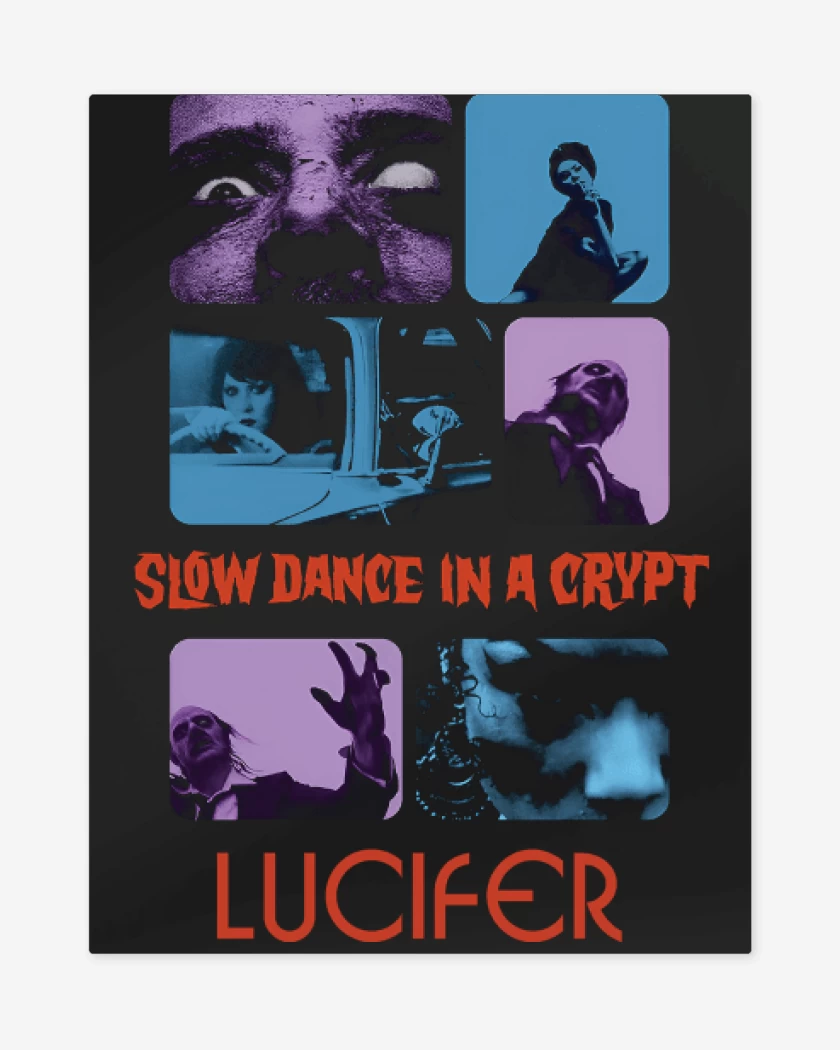 Print metalico Negro de Slow Dance in a Crypt