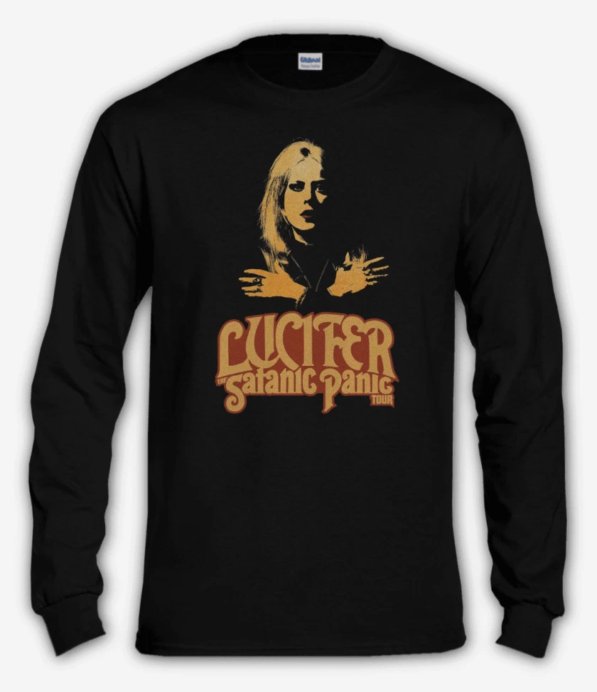 Polera manga larga Satanic Panic