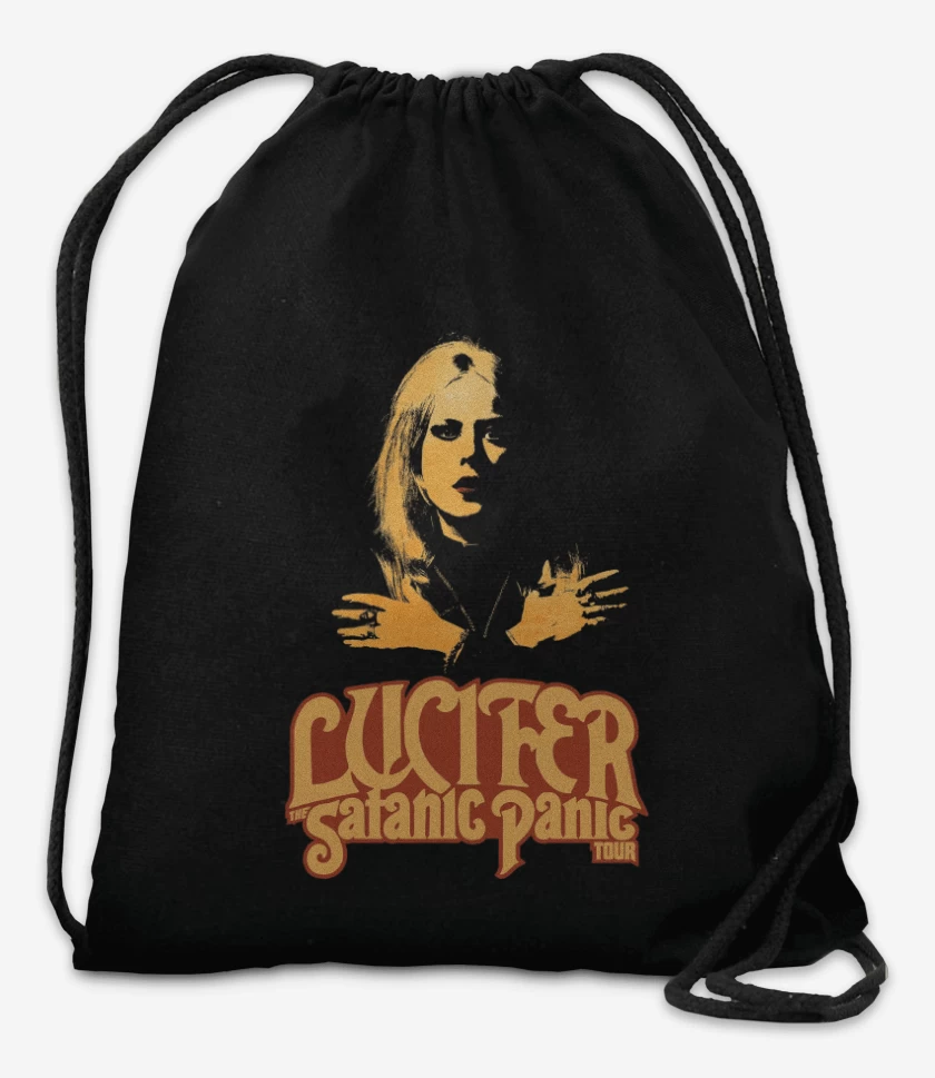 Mochila Negro de Satanic Panic