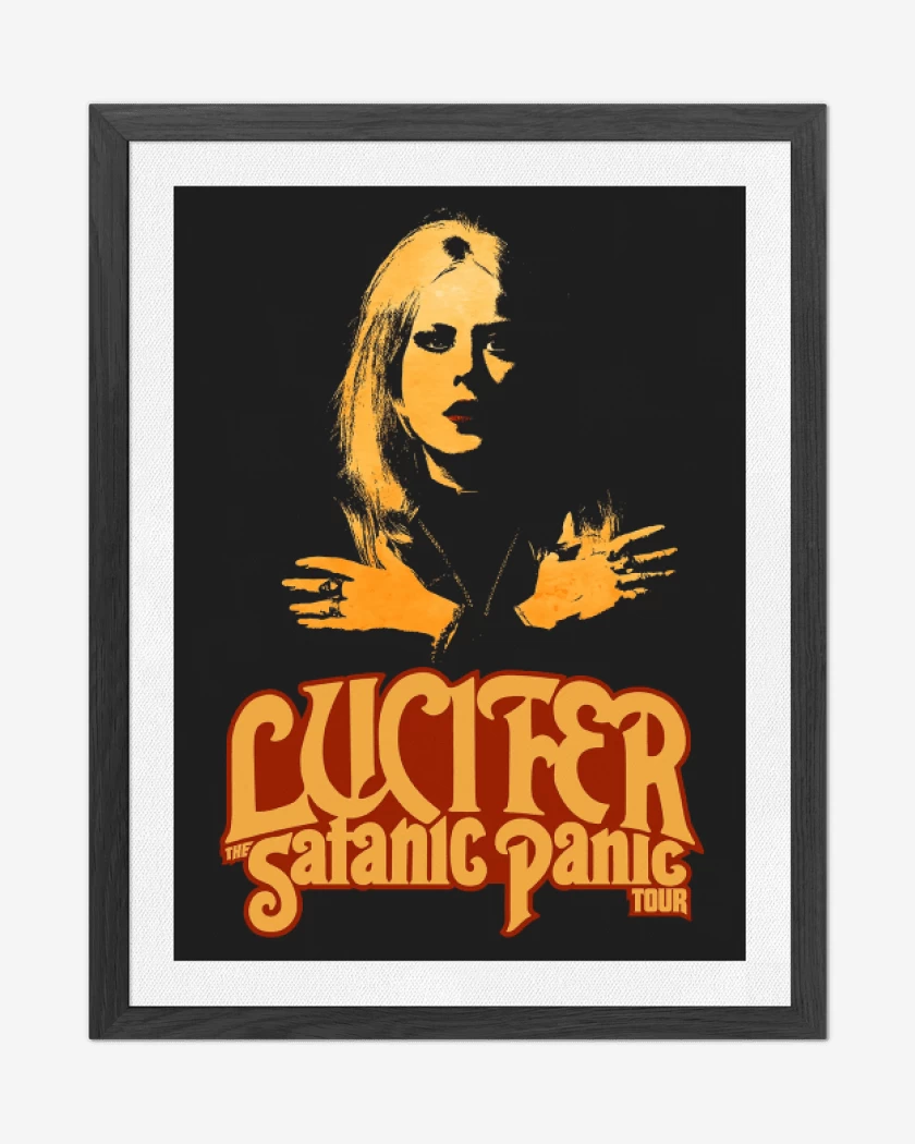 Cuadro decorativo Negro de Satanic Panic