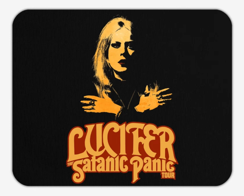 Mousepad Negro de Satanic Panic