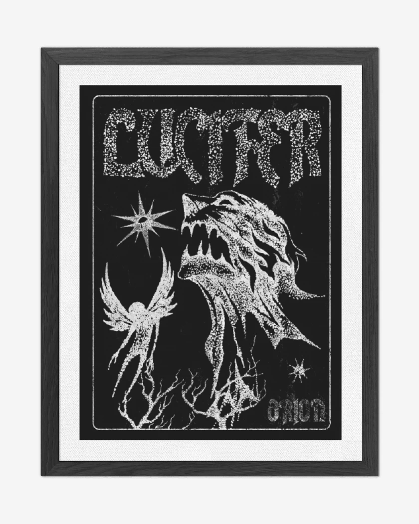 Cuadro decorativo Negro de Orion