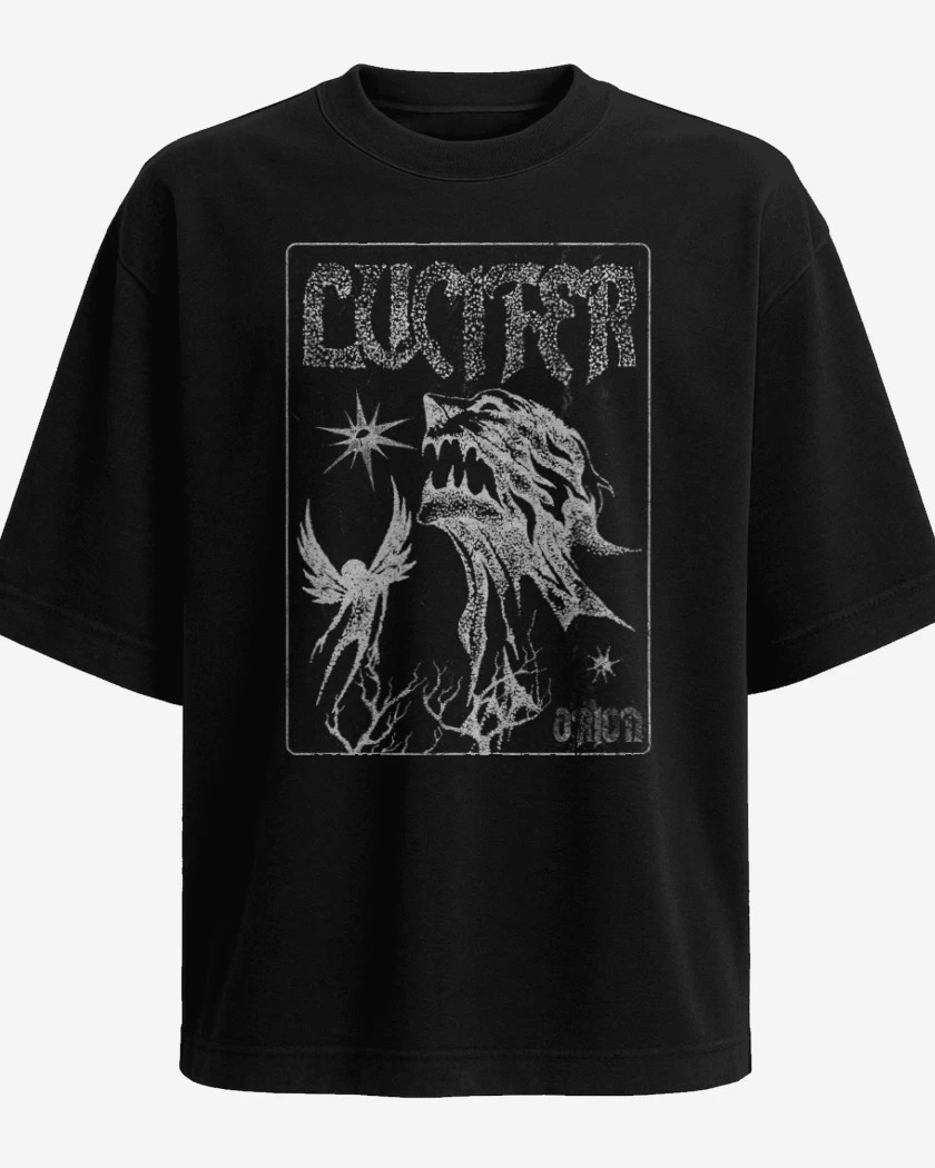 Polera Oversize Negro de Orion