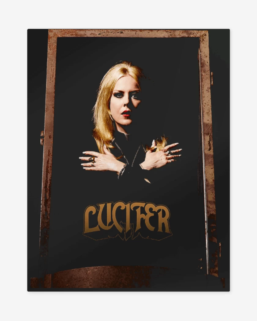 Print metalico Negro de Lucifer V
