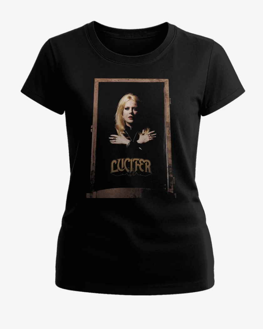 Polera de Mujer Negro de Lucifer V
